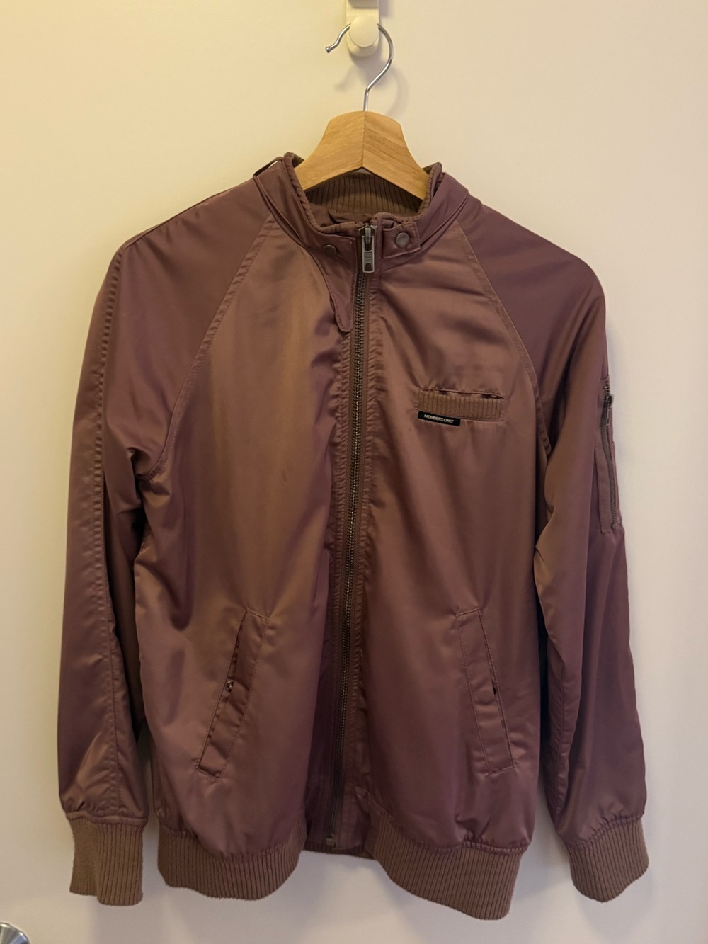 Members Only Purple(ish) Bomber Jacket